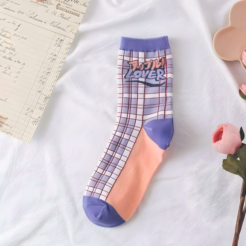 Calcetines Retro Coreanos - Estilo K-Fashion