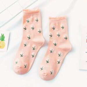 Calcetines Coreenne Flower - K-Pop Premium