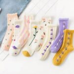 Calcetines Coreenne Flower - K-Pop Premium (2)