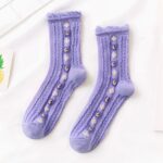 Calcetines Coreenne Flower - K-Pop Premium (15)