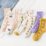 Calcetines Coreenne Flower - K-Pop Premium (3)