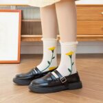 Calcetines Coreenne Flower - K-Pop Premium (7)