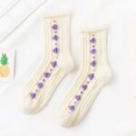 Calcetines Coreenne Flower - K-Pop Premium (9)