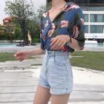 Camisa Coreana de flores | KPOP STORE (4)