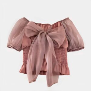 Blusa Korean Node - Estilo Vintage