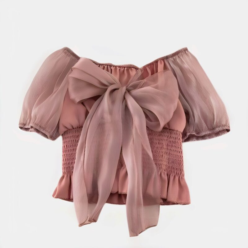 Blusa Korean Node - Estilo Vintage