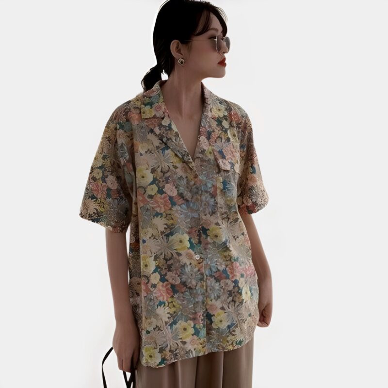 Blusa Flores Korean | KPOP STORE