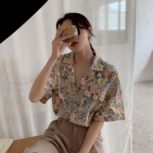 Blusa Flores Korean | KPOP STORE (2)