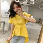 Blusa Coreana Casual de K-Pop (4)
