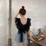 39372-4 Blusa Sin Espalda Coreana Premium - Estilo K-Pop (5)