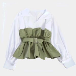 Blusa Coreenne Doble Pieza | KPOP STORE