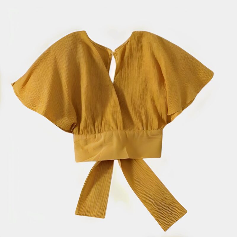 Blusa Crop Top Coreenne - Estilo K-Fashion