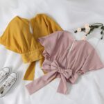Blusa Crop Top Coreenne - Estilo K-Fashion (5)