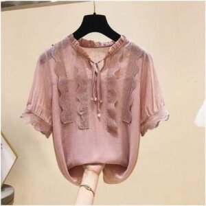 Blusa Coreenne Ruffle - Moda K-Pop (2)