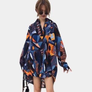 Camisa Abstract Coreenne - Estilo Premium