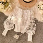Blusa 3D Flores Original de K-Pop (5)