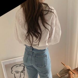 Blusa Coreana con Mangas Puff - KPOP STORE (2)