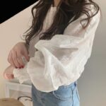 Blusa Coreana con Mangas Puff - KPOP STORE (4)