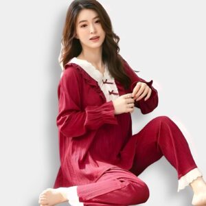 Pijama Rojo Mujer K-pop