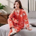 Pijama Matelassé Floral de K-Pop (2)