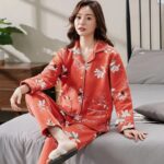 Pijama Matelassé Floral de K-Pop (3)