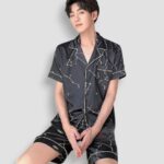 Pijama Corto Masculino K-Pop (3)
