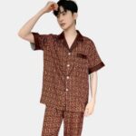 Pijama Coreano Marrón para Hombre | KPOP STORE