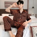 Pijama Coreano Marrón para Hombre | KPOP STORE (4)