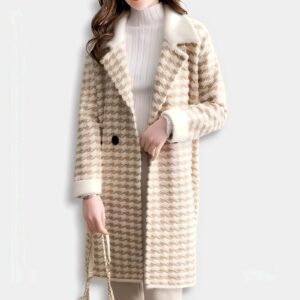 Abrigo Mi-Long Mujer de Estilo Coreano
