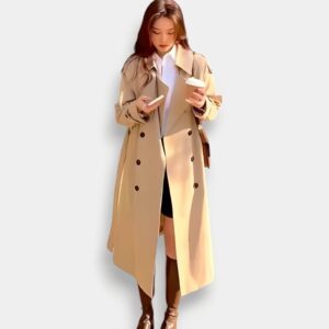 Abrigo Largo Estilo Coreano Mujer | KPOP STORE
