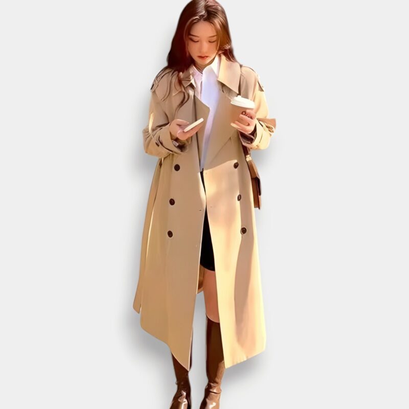 Abrigo Largo Estilo Coreano Mujer | KPOP STORE