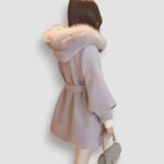40526-2 Abrigo Corto con Pieles - K-Pop (3)