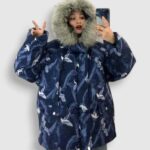 Cazadora Parka Coreana - Abrigo de estilo coreano (2)