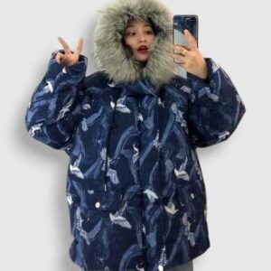 Cazadora Parka Coreana - Abrigo de estilo coreano (2)