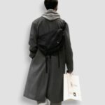 Abrigo Largo Negro Coreano - Moda Masculina (3)