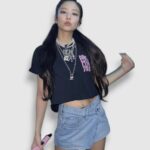 Falda Corto Jennie BlackPink - KPOP STORE (2)