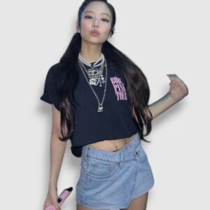 Falda Corto Jennie BlackPink - KPOP STORE (2)