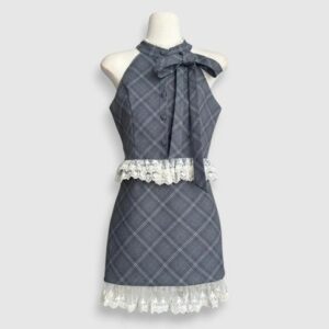Conjunto de Falda KPOP Tile de Wonyoung (2)