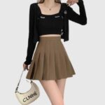 Falda Plisada Mini Estilo Coreano - KPOP STORE (4)