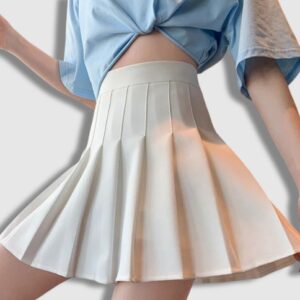 Falda Rizada Moda Coreana - K-pop (2)
