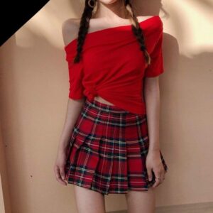 Falda Coreenne Skirt Tiles | KPOP STORE (2)
