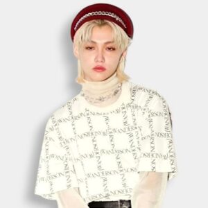 Gorra Oficial Stray Kids con Cadena Roja