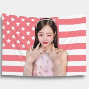 Póster IVE Bandera Americana - Edición Limitada