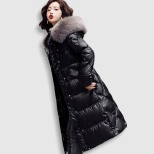 Plumífero Larga Coreana de Moda (2)