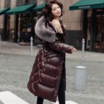Plumífero Larga Coreana de Moda (5)