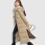 Plumífero Extra Long Mujer - Moda K-pop (2)