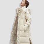 Plumífero Extra Long Mujer - Moda K-pop (3)