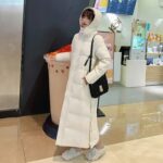 Plumífero Extra Long Mujer - Moda K-pop (4)