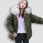 Plumífero corta de piel de verano - K-pop (3)