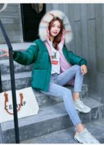 Plumífero corta de piel de verano - K-pop (5)